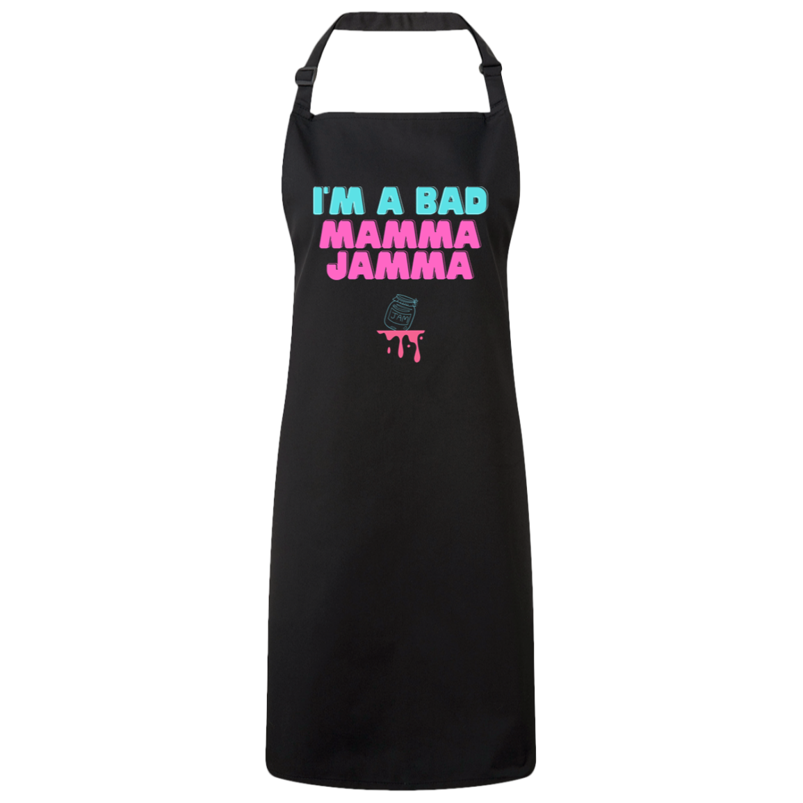 Bad Mamma Jamma  Apron - Unisex Black