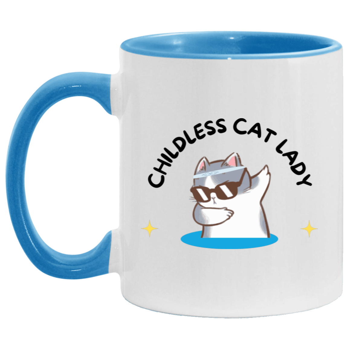 Childless Cat Lady 11oz Accent Mug Coffee Cup