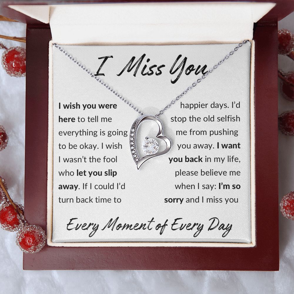 I'm Sorry Ex-Girlfriend Necklace Funny Reconciliation Gift for Geek Ho –  FunnyGiftsCreation
