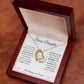 Forever Love Heart Necklace, GIFT TO BONUS DAUGHTER from Mom or Dad - Gift of You