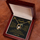 Forever Love Heart Necklace, GIFT TO DAUGHTER from Mom or Dad - I Love You