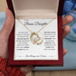 Forever Love Heart Necklace, GIFT TO BONUS DAUGHTER from Mom or Dad - Gift of You