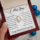 I Miss You, I'm Sorry Apology Gift, Forever Love Heart  Necklace - To Ex Girlfriend, Ex Wife, Friend, Estranged Daughter - 14k or 18k Gold over Stainless Steel