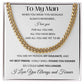 Cuban Link Chain Necklace - Gift to My Man, Boyfriend, Husband, Soulmate - You Are My Person