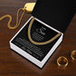 Cuban Link Chain, Gift to Son from Mom - I Closed My Eyes