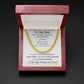 Cuban Link Chain Necklace - Gift to My Man, Boyfriend, Husband, Soulmate - You Are My Person