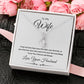 Alluring Beauty Necklace, Gift to Wife from Husband - I Want to Be Your Last - Valentines, Birthday, Christmas, Anniversary
