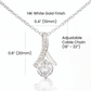 Alluring Beauty Necklace, Gift to Wife from Husband - I Want to Be Your Last - Valentines, Birthday, Christmas, Anniversary