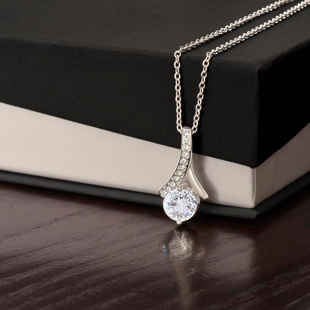 Alluring Beauty Necklace, Gift to Wife from Husband - I Want to Be Your Last - Valentines, Birthday, Christmas, Anniversary