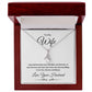 Alluring Beauty Necklace, Gift to Wife from Husband - I Want to Be Your Last - Valentines, Birthday, Christmas, Anniversary