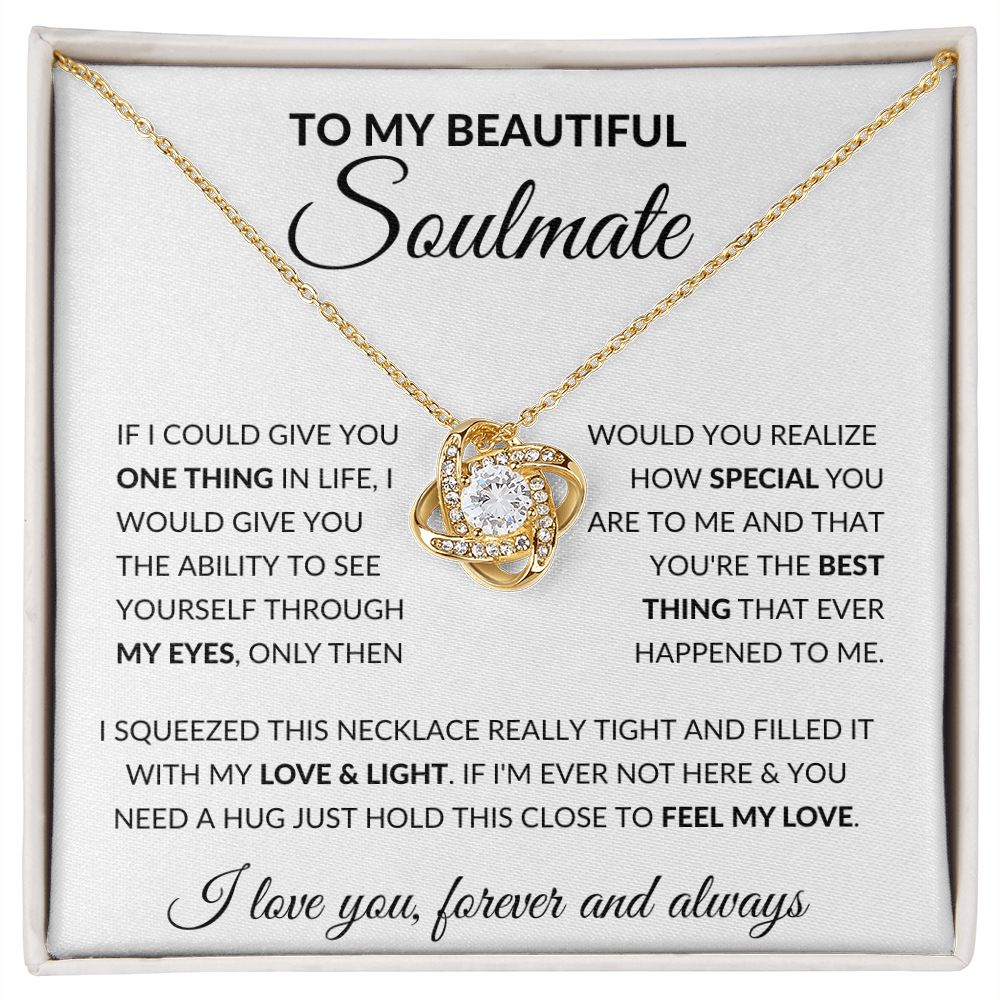 Love Knot Necklace, GIFT TO SOULMATE - Best Thing