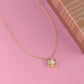 Love Knot Necklace, Gift to Badass Wife - white/gold
