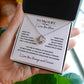 Love Knot Necklace, GIFT TO WIFE - I Love You More