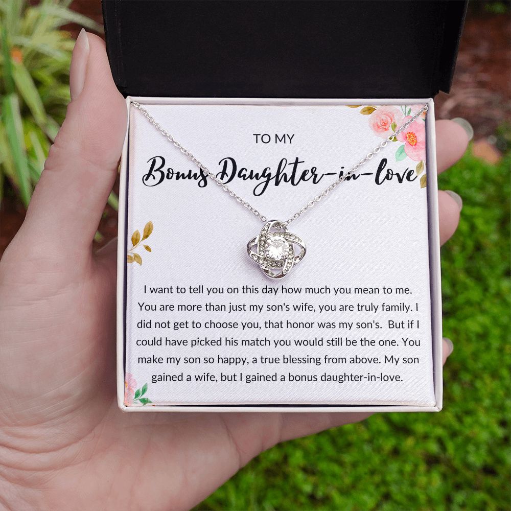 To MY Bonus Daughter Gift Necklace, Birthday Gift necklace For Bonus D –  Zapbest2