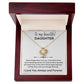 Love Knot Necklace, GIFT TO DAUGHTER from Mom or Dad
