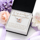 Interlocking Hearts Necklace, Gift to Granddaughter - Connection of Hearts - Birthday, Gradua
