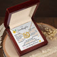 Interlocking Heart Necklace, Gift to Granddaughter from Grandma or Grandpa - Hearts and Stars
