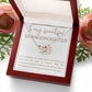 Interlocking Hearts Necklace, Gift to Granddaughter - Connection of Hearts - Birthday, Gradua