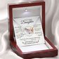 Interlocking Hearts Necklace, Gift to Daughter from Mom or Dad -
