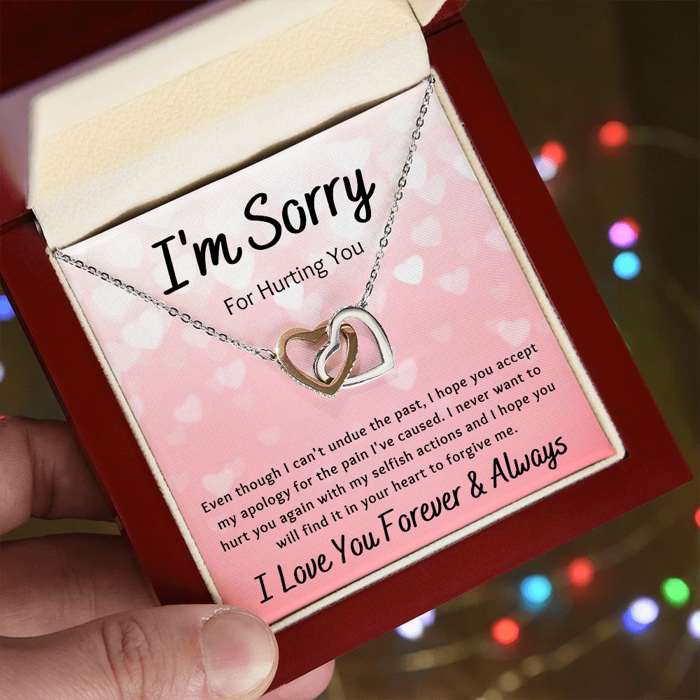 I'm Sorry Gift, Sorry Card, Apology Necklace, Sorry Gift Wife, Sorry G –  GiveaBestGift