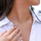 Delicate Heart Necklace, Gift to Daughter from Dad - Lion