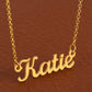 Custom Name Necklace, Gift to Wife - Black - Valentines, Birthday, Anniversary, Christmas