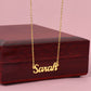 Custom Name Necklace, Gift to Wife - Black - Valentines, Birthday, Anniversary, Christmas