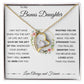 Forever Love Heart Necklace, GIFT TO BONUS DAUGHTER from Mom or Dad - Gift of You