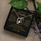 Forever Love Heart Necklace, GIFT TO DAUGHTER from Mom or Dad - I Love You