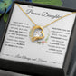 Forever Love Heart Necklace, GIFT TO BONUS DAUGHTER from Mom or Dad - Gift of You