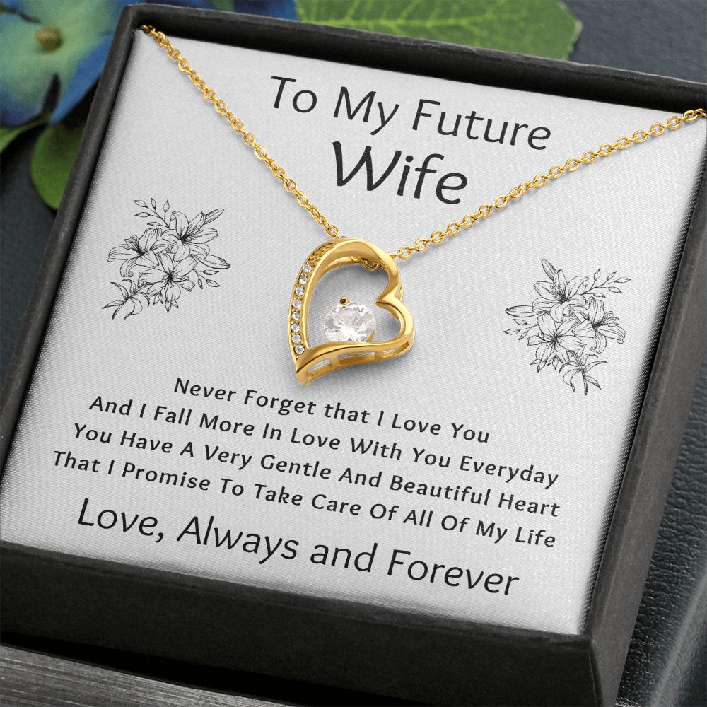 Necklaces for Women Birthday Gifts for Wife Love Necklace Gifts for Wife from Husband to My Soulmate Necklace for Women to My Wife Necklace Wedding